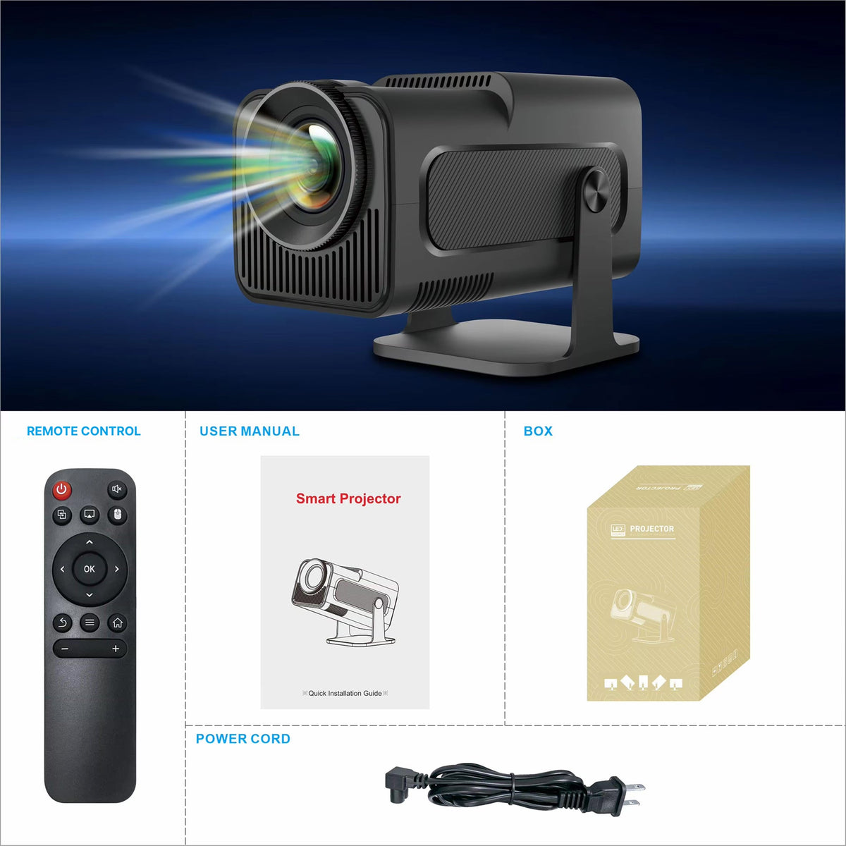 Portable Projector with Native 720P Resolution - LofiMart