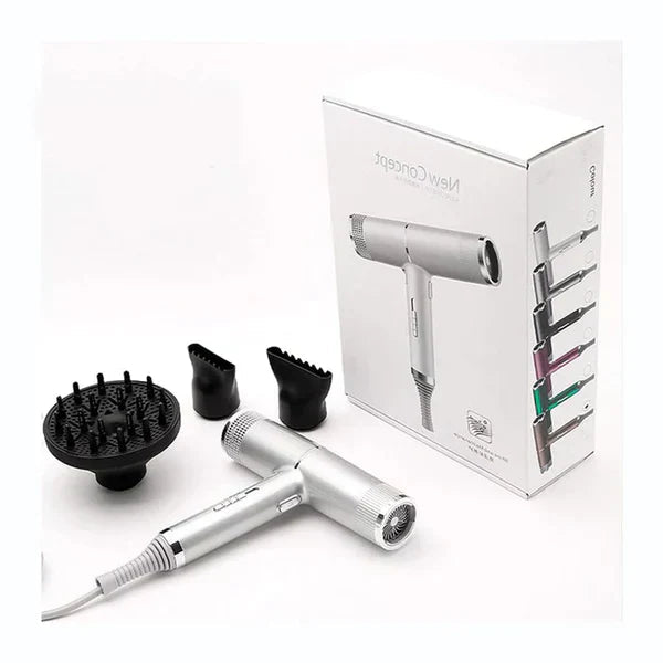 Professional Hair Dryer with High-Speed Motor and Anion Technology for Fast Drying - LofiMart