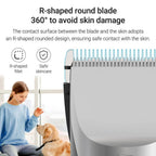 Quiet Dog Clippers with Ultra-Quiet Motor and Titanium Ceramic Blades for Stress-Free Grooming - LofiMart