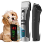 Quiet Dog Clippers with Ultra-Quiet Motor and Titanium Ceramic Blades for Stress-Free Grooming - LofiMart