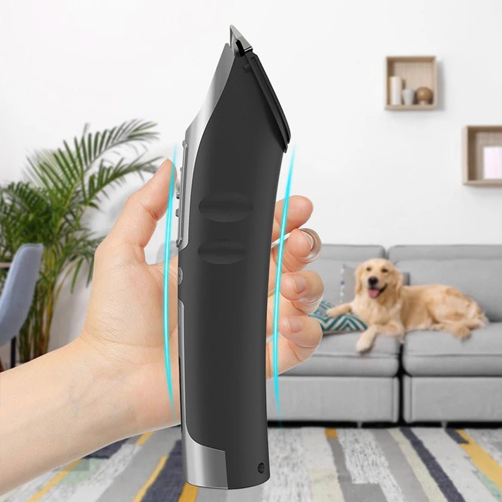 Quiet Dog Clippers with Ultra-Quiet Motor and Titanium Ceramic Blades for Stress-Free Grooming - LofiMart