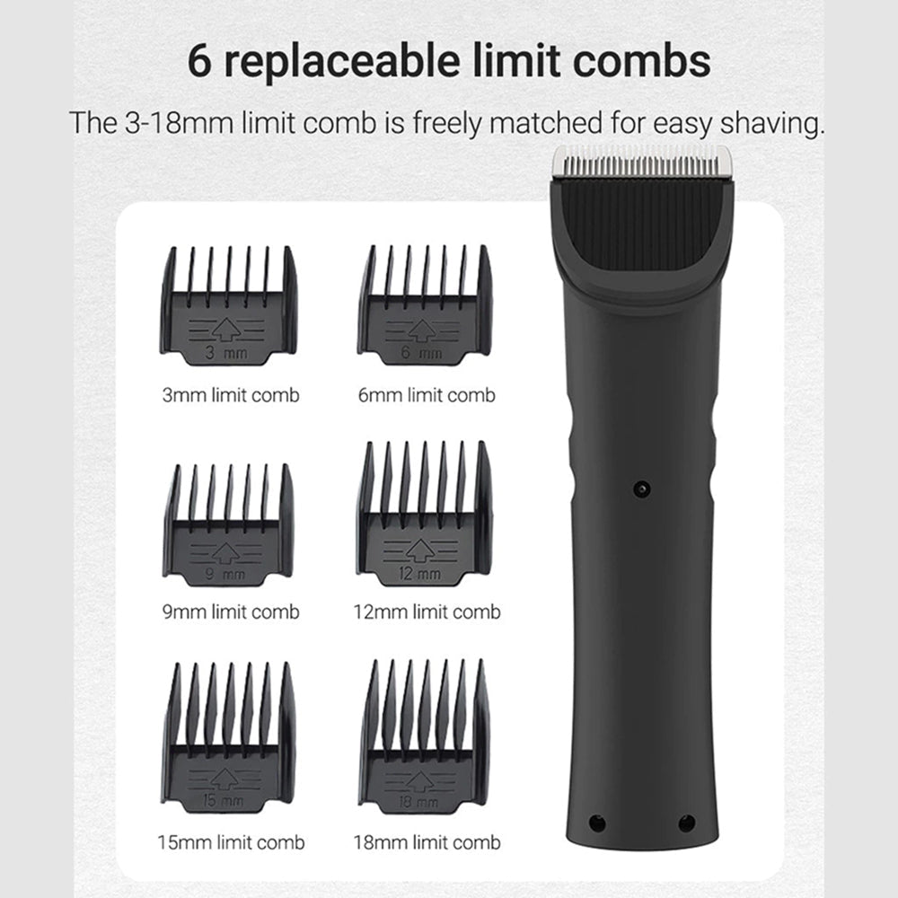 Quiet Dog Clippers with Ultra-Quiet Motor and Titanium Ceramic Blades for Stress-Free Grooming - LofiMart