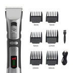 Quiet Dog Clippers with Ultra-Quiet Motor and Titanium Ceramic Blades for Stress-Free Grooming - LofiMart