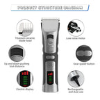 Quiet Dog Clippers with Ultra-Quiet Motor and Titanium Ceramic Blades for Stress-Free Grooming - LofiMart