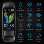 Smart Blood Pressure Monitor Bracelet with EKG Heart Rate and Oxygen Tracker - LofiMart