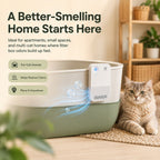 Smart Litter Box Odor Control Deodorizer with Auto-Sensing Operation for Cats - LofiMart