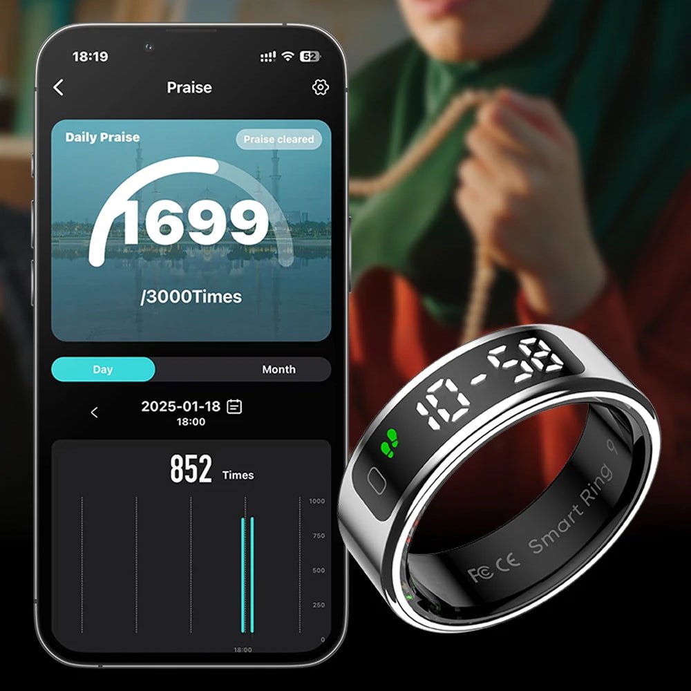 Smart Ring with Heart Rate and Sleep Tracking - LofiMart