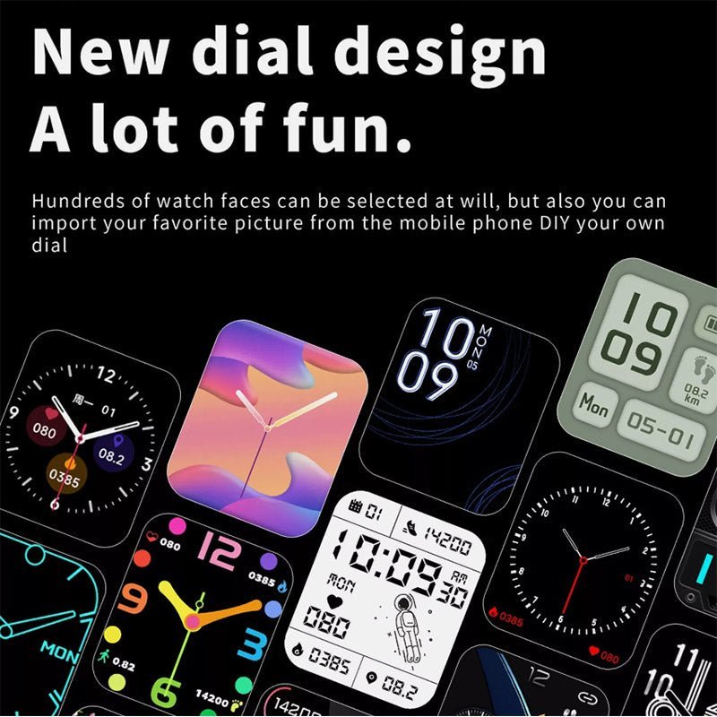 Smart Wellness Tracking Watch with Blood Sugar Monitoring and Heart Rate Tracking - LofiMart