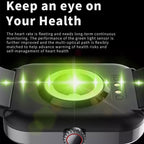 Smart Wellness Tracking Watch with Blood Sugar Monitoring and Heart Rate Tracking - LofiMart