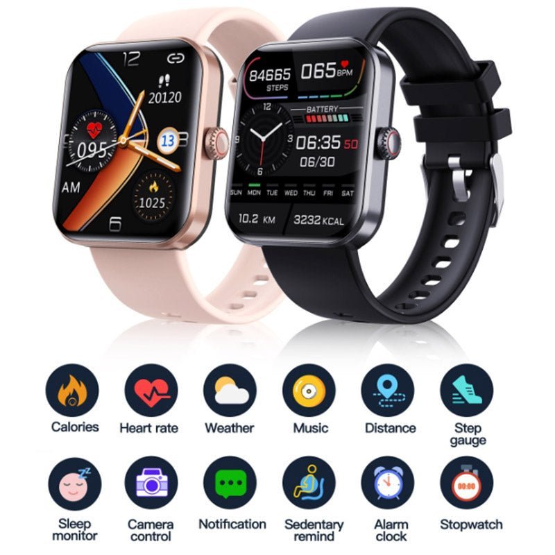 Smart Wellness Tracking Watch with Blood Sugar Monitoring and Heart Rate Tracking - LofiMart