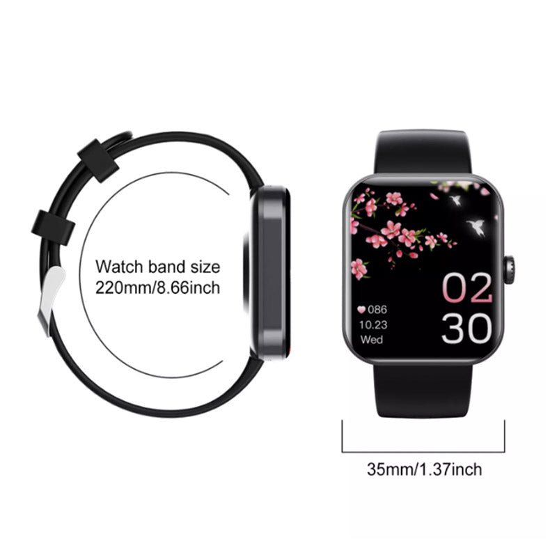 Smart Wellness Tracking Watch with Blood Sugar Monitoring and Heart Rate Tracking - LofiMart
