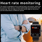 Smart Wellness Tracking Watch with Blood Sugar Monitoring and Heart Rate Tracking - LofiMart