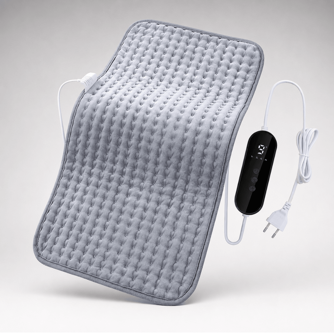 Soft Heating Pad with Nine Adjustable Heat Levels and Auto Timer for Muscle Relief - LofiMart