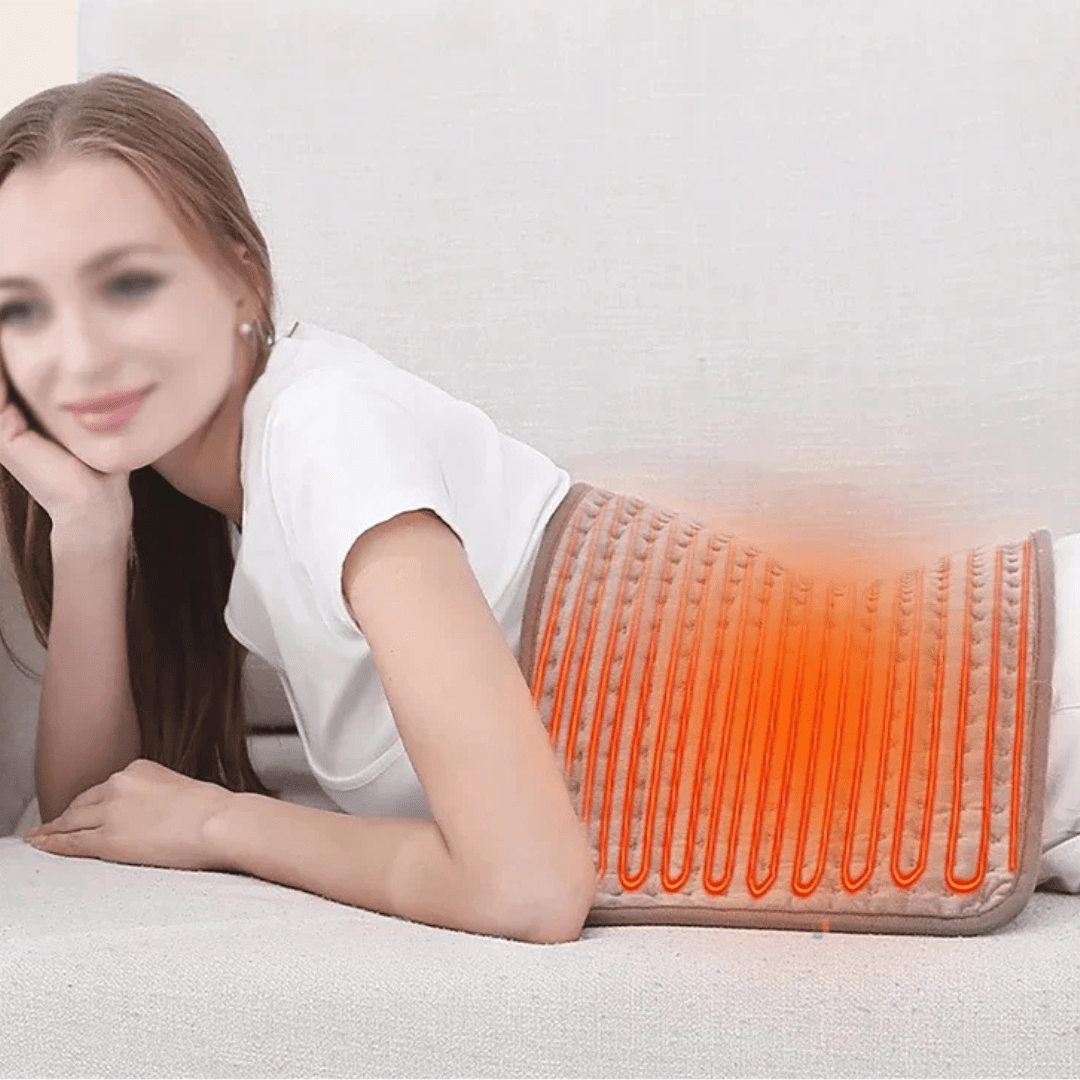 Soft Heating Pad with Nine Adjustable Heat Levels and Auto Timer for Muscle Relief - LofiMart