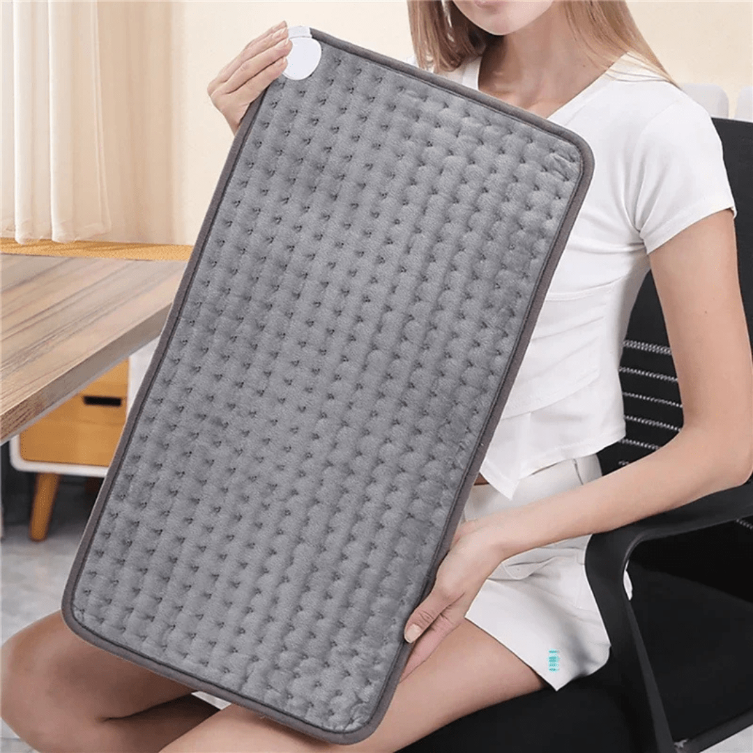 Soft Heating Pad with Nine Adjustable Heat Levels and Auto Timer for Muscle Relief - LofiMart