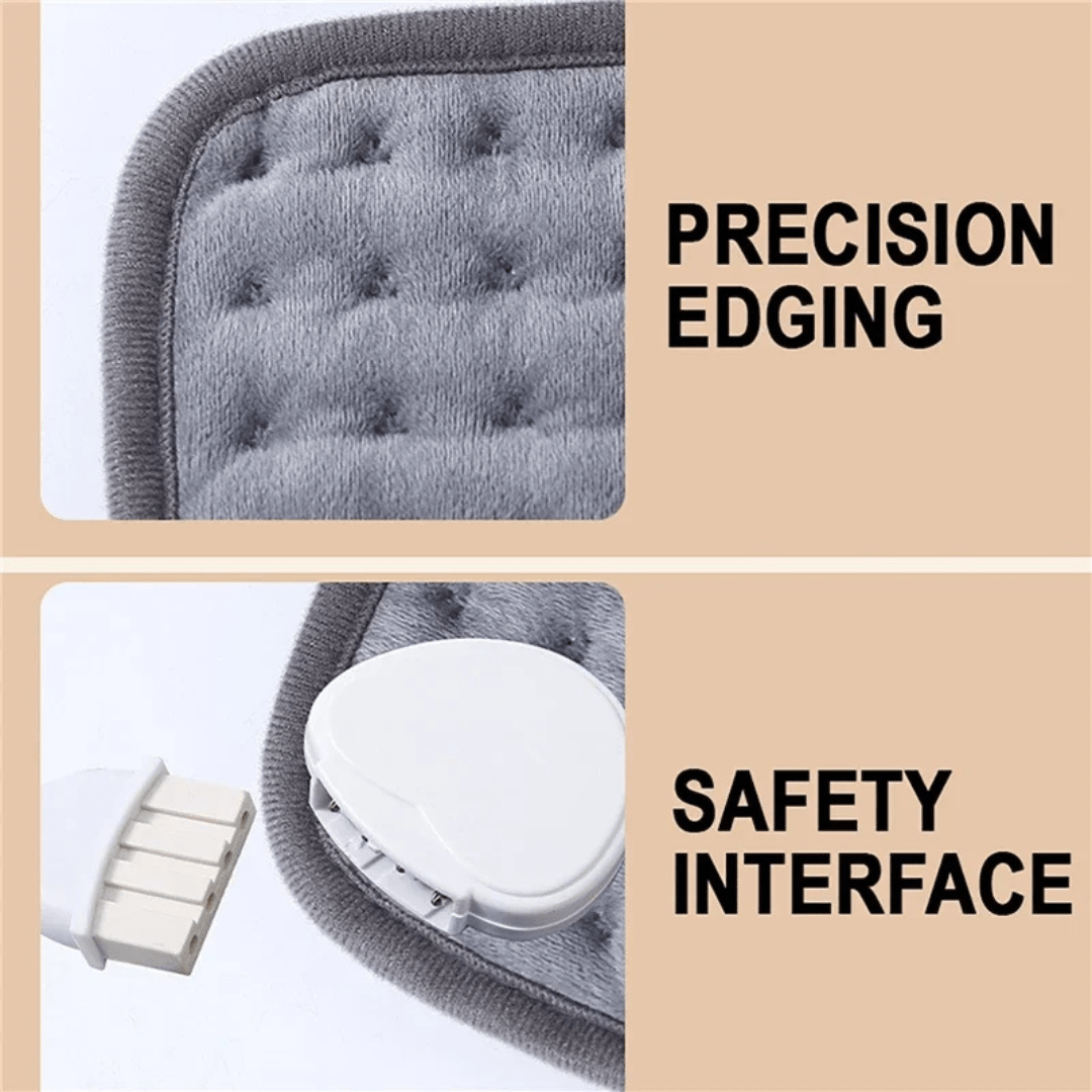 Soft Heating Pad with Nine Adjustable Heat Levels and Auto Timer for Muscle Relief - LofiMart