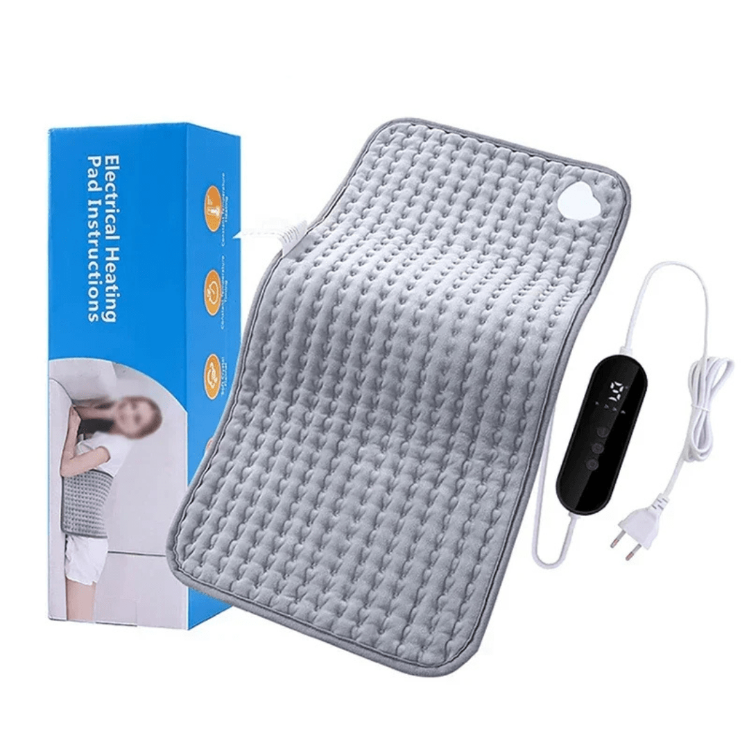 Soft Heating Pad with Nine Adjustable Heat Levels and Auto Timer for Muscle Relief - LofiMart