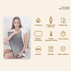 Soft Heating Pad with Nine Adjustable Heat Levels and Auto Timer for Muscle Relief - LofiMart