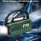 Solar Crank Emergency Radio with 10000mAh Power Bank - LofiMart