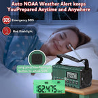 Solar Crank Emergency Radio with 10000mAh Power Bank - LofiMart