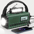 Solar Crank Emergency Radio with 10000mAh Power Bank - LofiMart