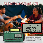 Solar Crank Emergency Radio with 10000mAh Power Bank - LofiMart