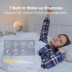 Sunrise Alarm Clock with RGB Mood Lighting and Nature Sounds for Gentle Wake-Up - LofiMart