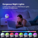 Sunrise Alarm Clock with RGB Mood Lighting and Nature Sounds for Gentle Wake-Up - LofiMart