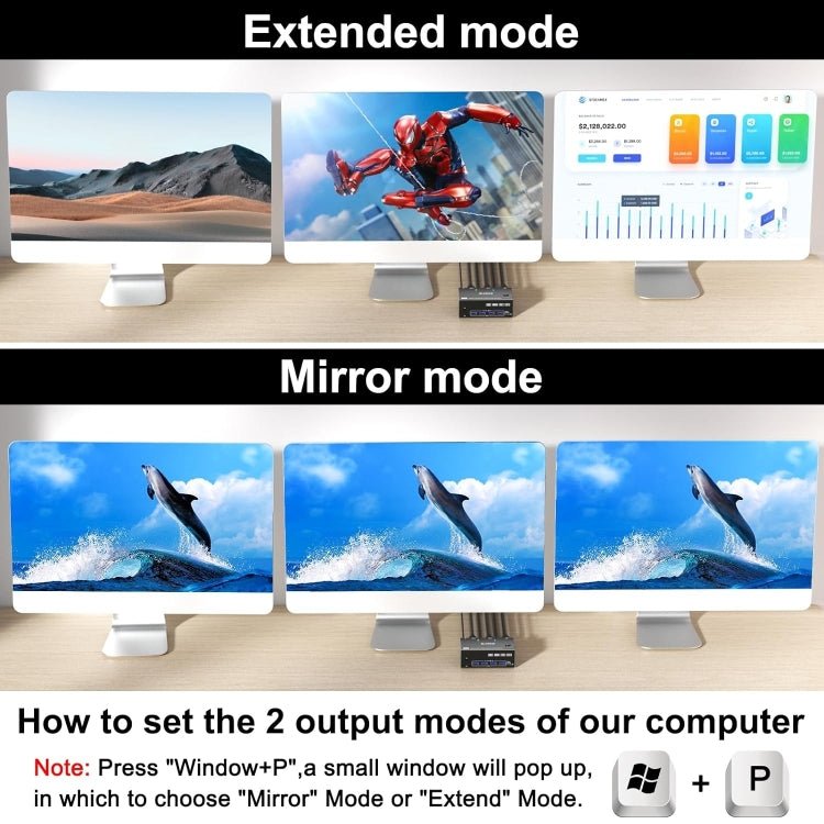Triple Monitor KVM Switch with USB 3.0 and HDMI Display for Enhanced Workspace Efficiency - LofiMart