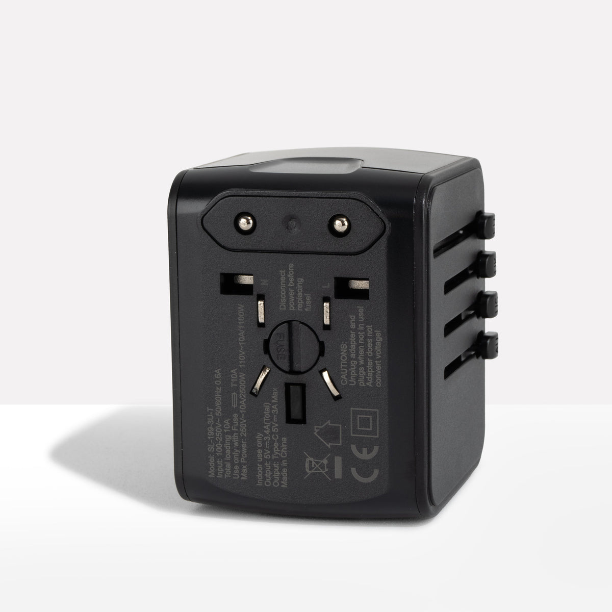 Universal Travel Adapter with Fast Charging USB Ports for 150+ Countries - LofiMart