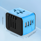 Universal Travel Adapter with Fast Charging USB Ports for 150+ Countries - LofiMart