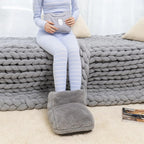 USB Heated Electric Foot Warmer with Plush Lining for Desk and Indoor Use - LofiMart