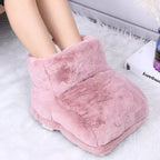 USB Heated Electric Foot Warmer with Plush Lining for Desk and Indoor Use - LofiMart