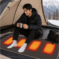 USB Powered Heated Sleeping Pad with Multiple Heating Zones for Cold Weather Camping - LofiMart