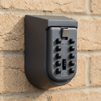 Wall Mounted Key Safe with Weather-Resistant Design and Customizable Combination Lock - LofiMart