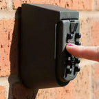 Wall Mounted Key Safe with Weather-Resistant Design and Customizable Combination Lock - LofiMart