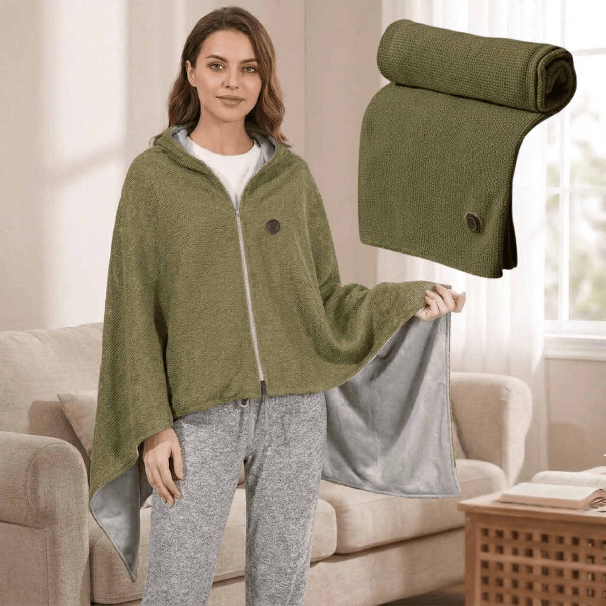 Wearable Heated Blanket for Instant Warmth - LofiMart