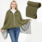 Wearable Heated Blanket with USB Power and Eight Heating Zones for Instant Warmth - LofiMart