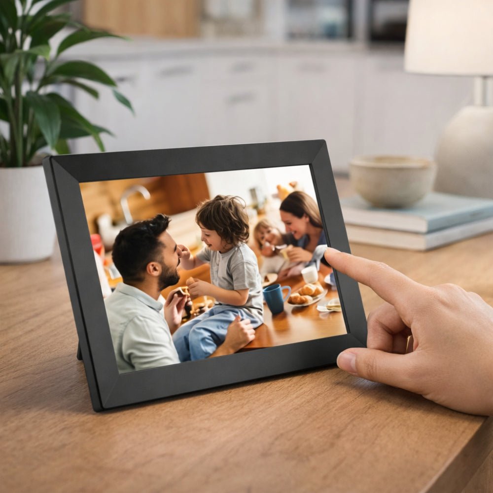 WiFi Digital Photo Frame with Touchscreen HD Display for Instant Photo Sharing - LofiMart