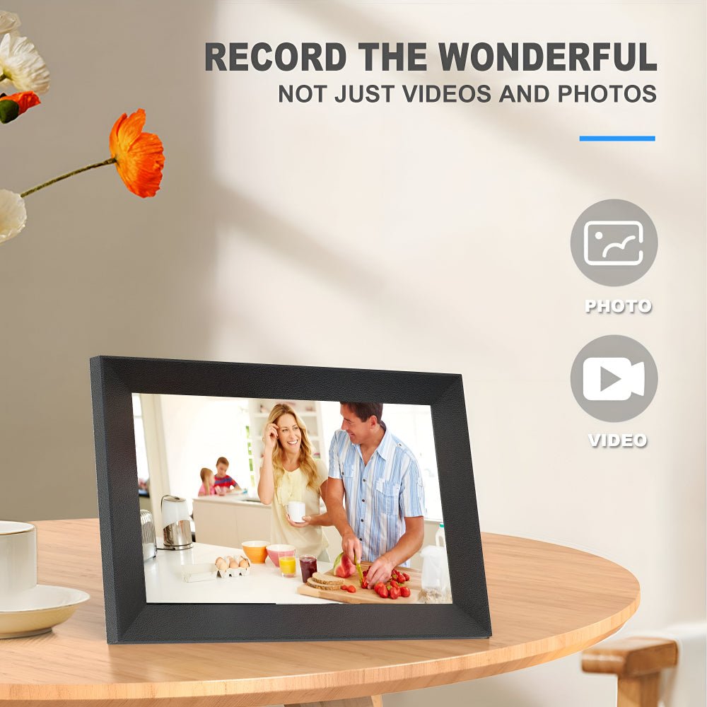 WiFi Digital Photo Frame with Touchscreen HD Display for Instant Photo Sharing - LofiMart