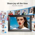 WiFi Digital Photo Frame with Touchscreen HD Display for Instant Photo Sharing - LofiMart