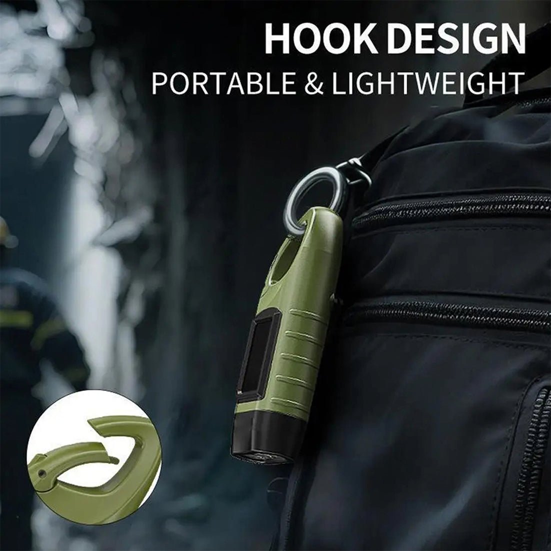 Wind Up Torch with Solar and Hand Crank Charging - LofiMart
