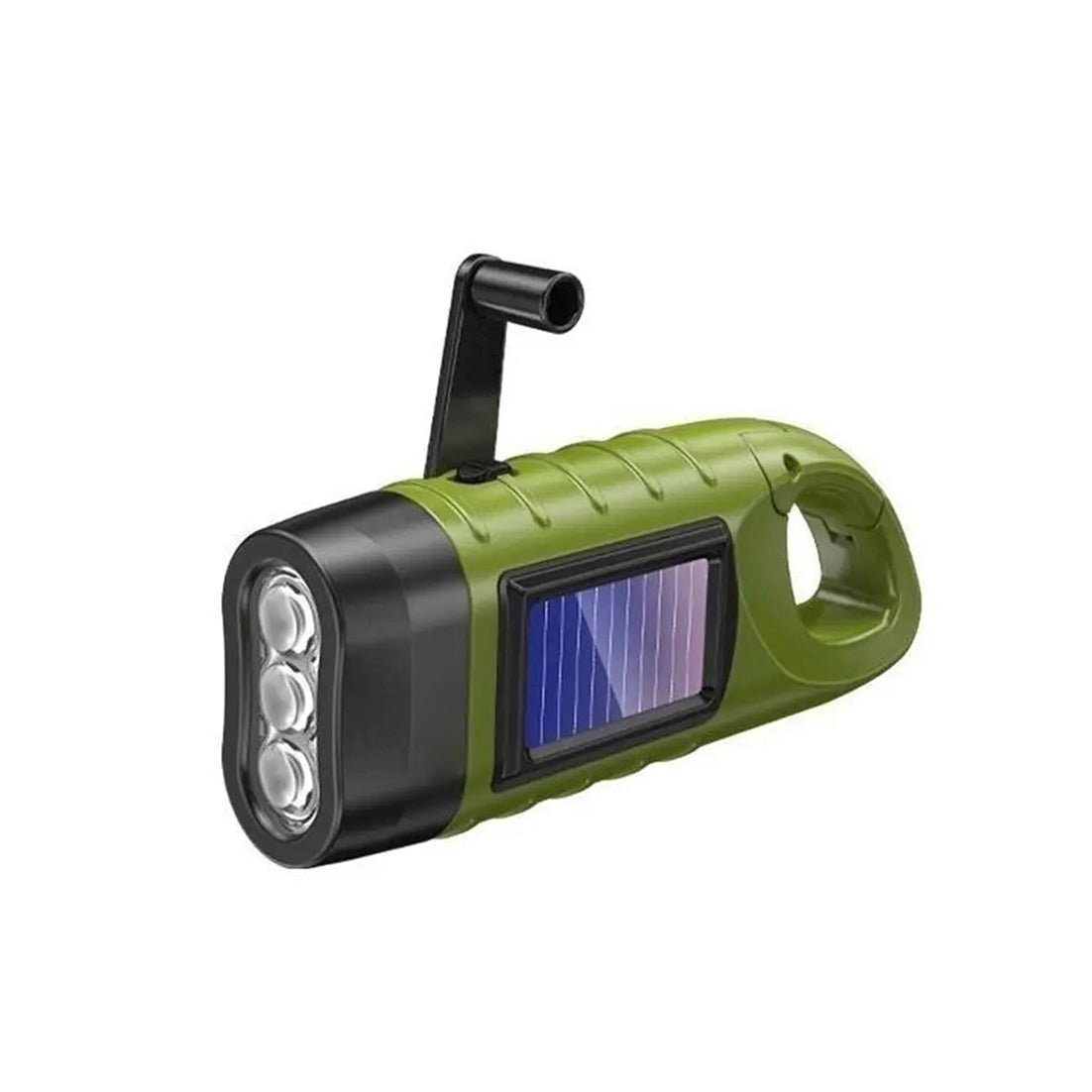 Wind Up Torch with Solar and Hand Crank Charging - LofiMart