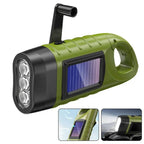 Wind Up Torch with Solar and Hand Crank Charging - LofiMart