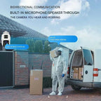 Wireless 4K Security Camera with Solar Panel and Dual Lens for Smart Monitoring - LofiMart