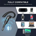 Wireless Bluetooth 5.1 Headset with Noise Cancelling and Dual Microphones for Clear Calls - LofiMart