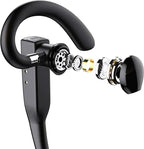 Wireless Bluetooth 5.1 Headset with Noise Cancelling and Dual Microphones for Clear Calls - LofiMart