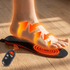 Wireless Heated Shoe Insoles with Remote Control and Adjustable Temperature Settings - LofiMart
