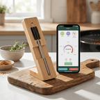 Wireless Meat Thermometer with Bluetooth Connectivity and Accurate Temperature Monitoring - LofiMart
