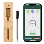 Wireless Meat Thermometer with Bluetooth Connectivity and Accurate Temperature Monitoring - LofiMart